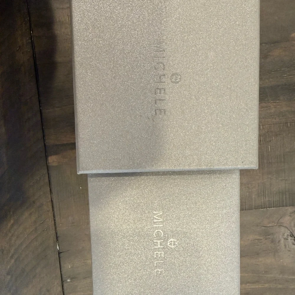 Michele Silver Chronograph Watch with Diamond Accents - Picture 8 of 12